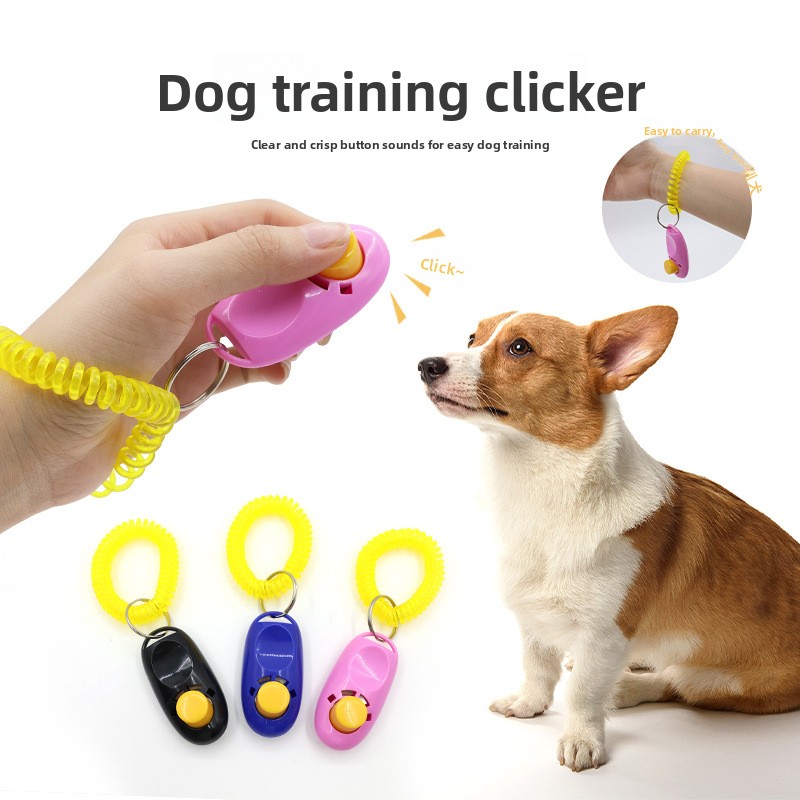 Training Clicker Dog - คลิกเกอร์ฝึกสุนัข, เครื่องฝึกเสียงสำหรับสัตว์เลี้ยง, คลิกเกอร์ฝึกสุนัขแบบแหวนนิ้วสำหรับสุนัข