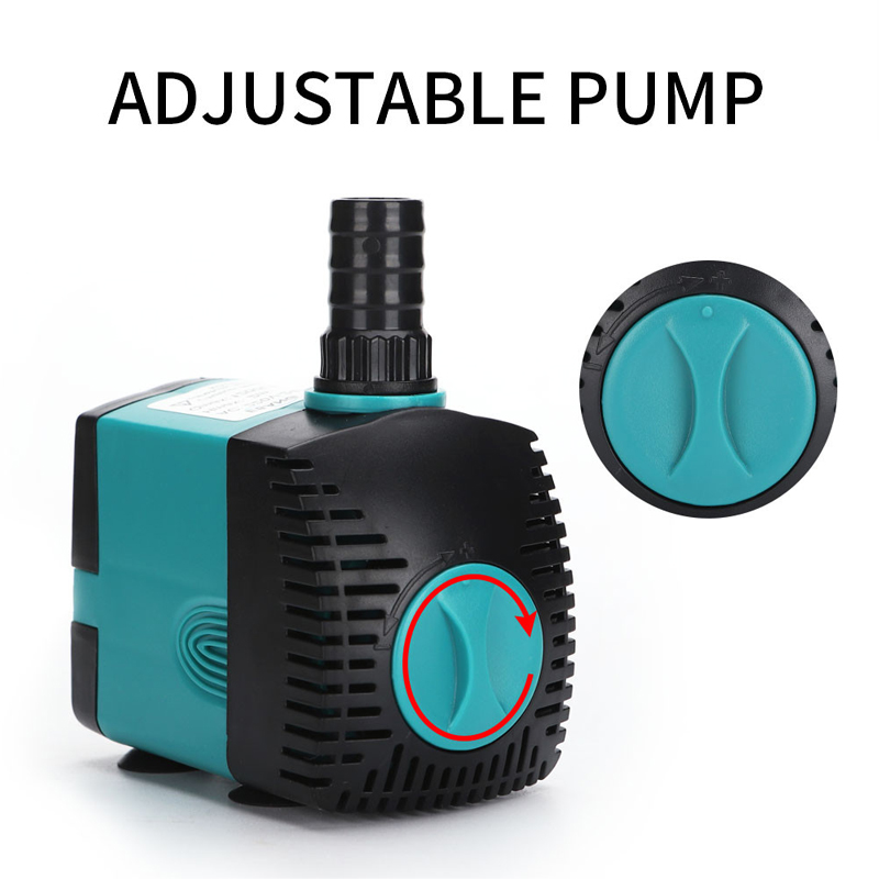 Fish Tank Filter Pump - 60/50/35/25/15/10/6/3W Ultra-Quiet Submersibleน้ําพุปั๊มกรองบ่อปลาAquariumปั๊มน้ําถังน้ําพุ 220V-240V