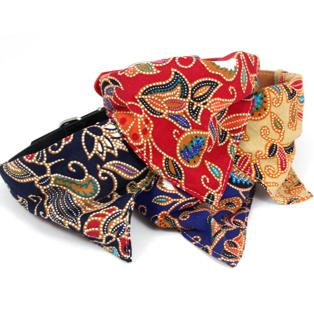 Dog Bandana Scarf - ผ้าพันคอสามเหลี่ยมสำหรับสุนัข 2 ชิ้น ผ้าพันคอแฟชั่นสำหรับสัตว์เลี้ยง ผ้าพันคอสำหรับวันหยุด