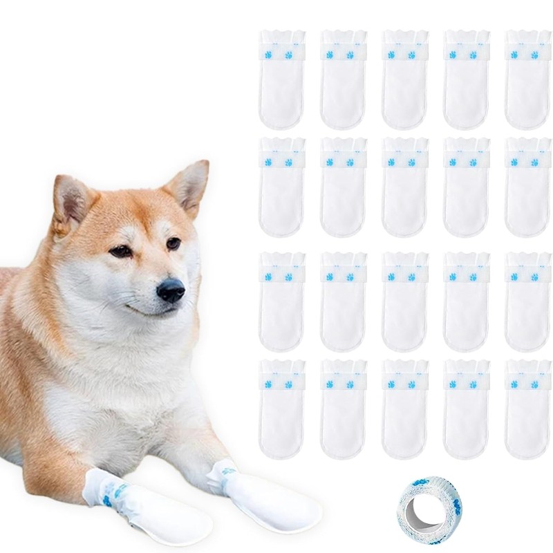 【คริสต์มาส】ที่ครอบรองเท้าสัตว์ - Dog Booties Paw Protector บทวิจารณ์และราคา