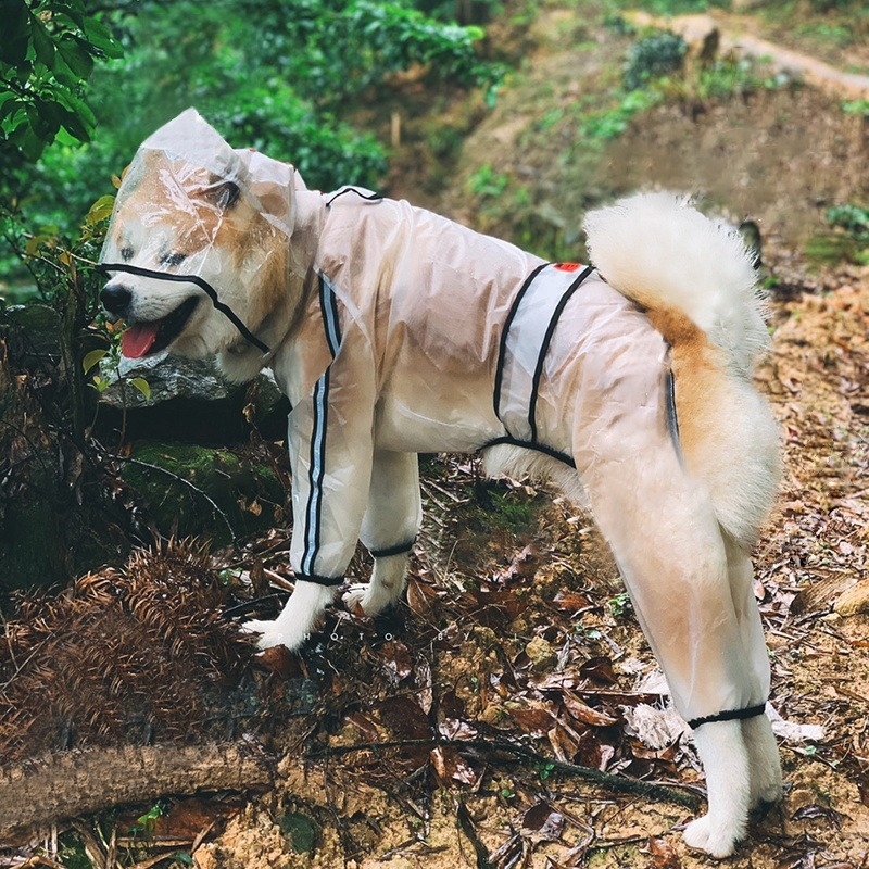 เสื้อกันฝนสำหรับสุนัขแบบกันน้ำ - Dog Raincoat บทวิจารณ์และราคา