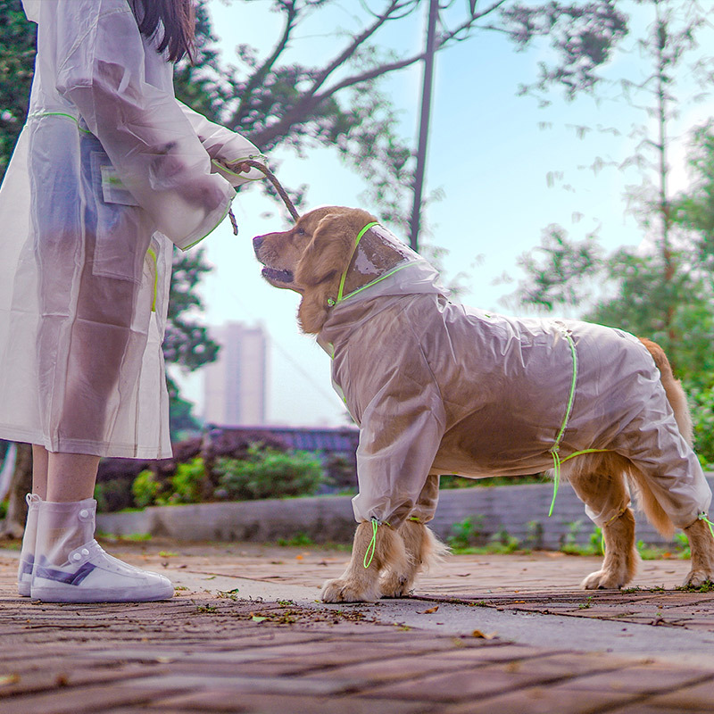 เสื้อกันฝนสำหรับสุนัขแบบกันน้ำ - Dog Raincoat บทวิจารณ์และราคา