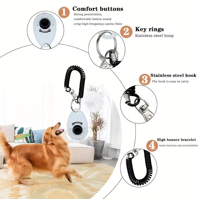 คลิกเกอร์ฝึกสุนัข 2 in 1 แบบพล - Training Clicker Dog บทวิจารณ์และราคา