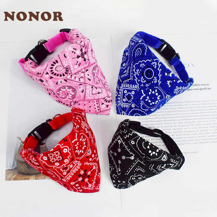 ปรับสามเหลี่ยมผ้าพันคอสําหรับส - Dog Bandana Scarf บทวิจารณ์และราคา