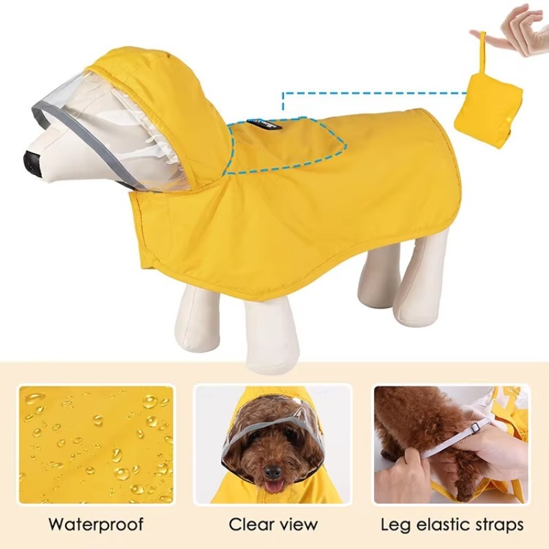 เสื้อกันฝนสะท้อนแสงสำหรับสุนัข - Dog Raincoat บทวิจารณ์และราคา