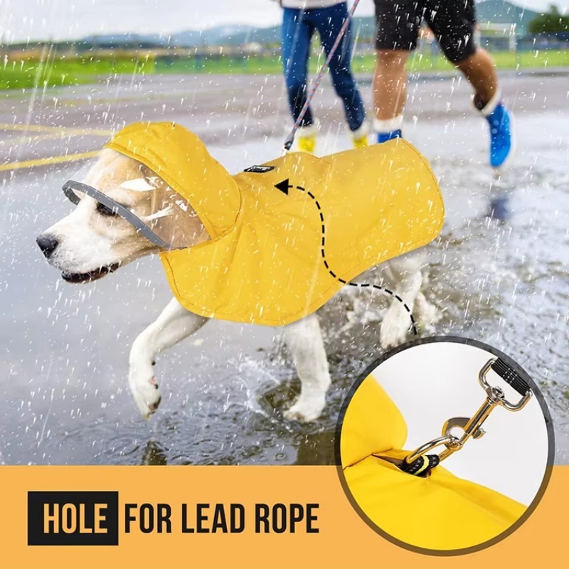 เสื้อกันฝนสะท้อนแสงสำหรับสุนัข - Dog Raincoat บทวิจารณ์และราคา