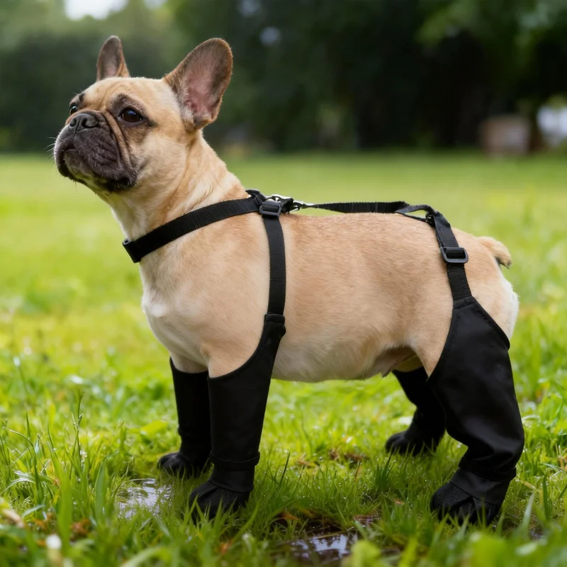 รองเท้ากันน้ำสำหรับสุนัข รองเท - Dog Booties Paw Protector บทวิจารณ์และราคา