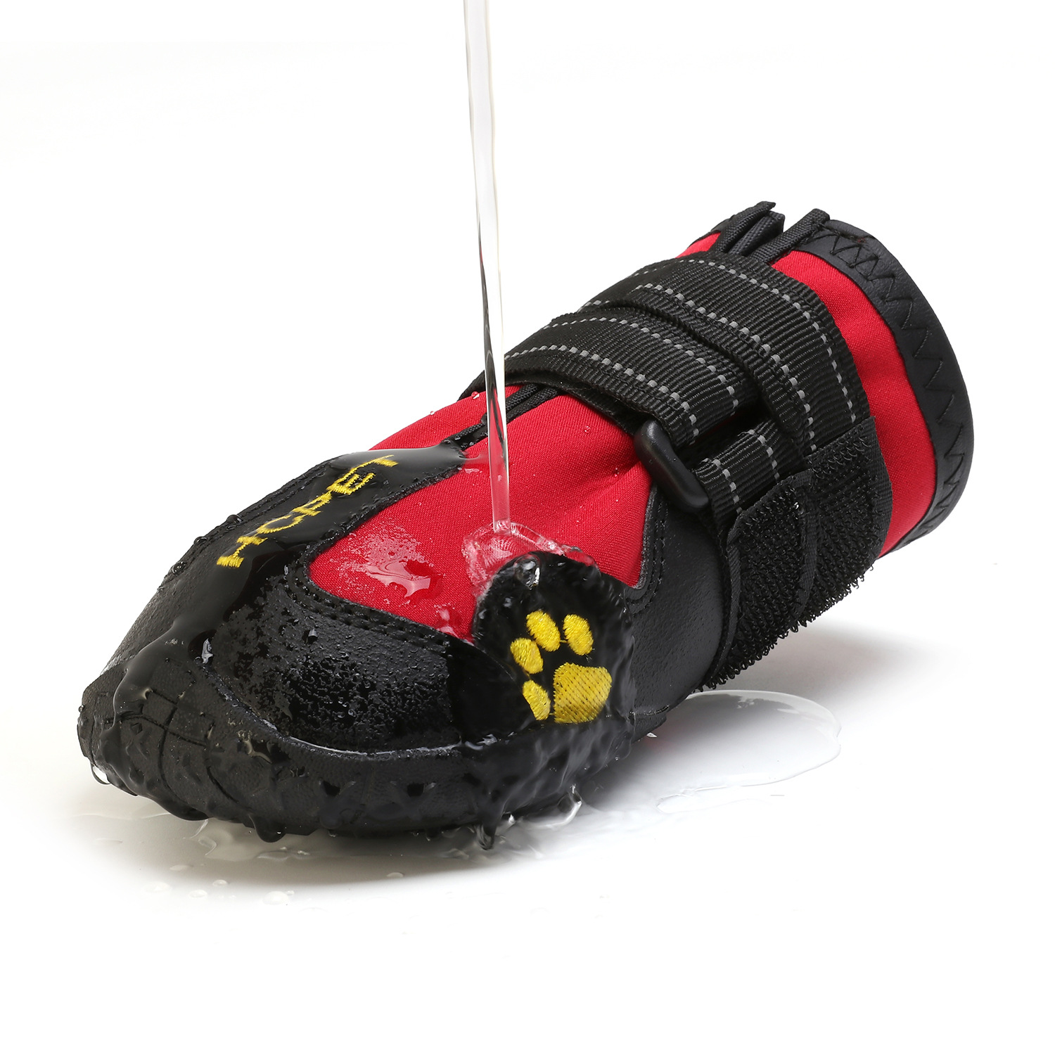 รองเท้าสุนัขกันลื่น รองเท้าบูท - Dog Booties Paw Protector บทวิจารณ์และราคา