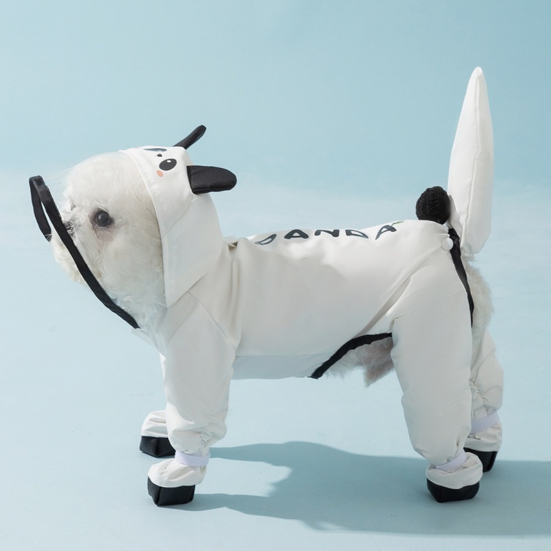 เสื้อกันฝนสุนัขแบบเต็มตัว 4 ขา - Dog Raincoat บทวิจารณ์และราคา