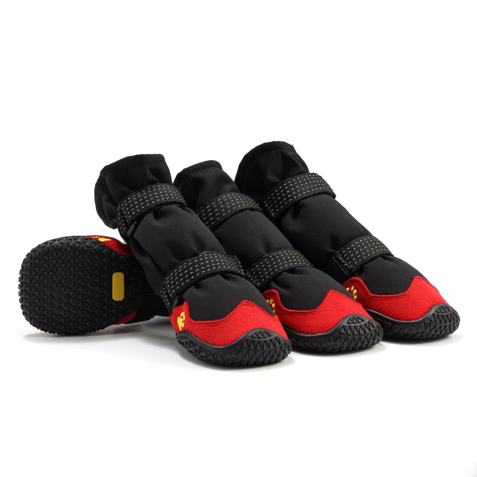 รองเท้าบูทกันน้ำสำหรับสุนัข 4  - Dog Booties Paw Protector บทวิจารณ์และราคา