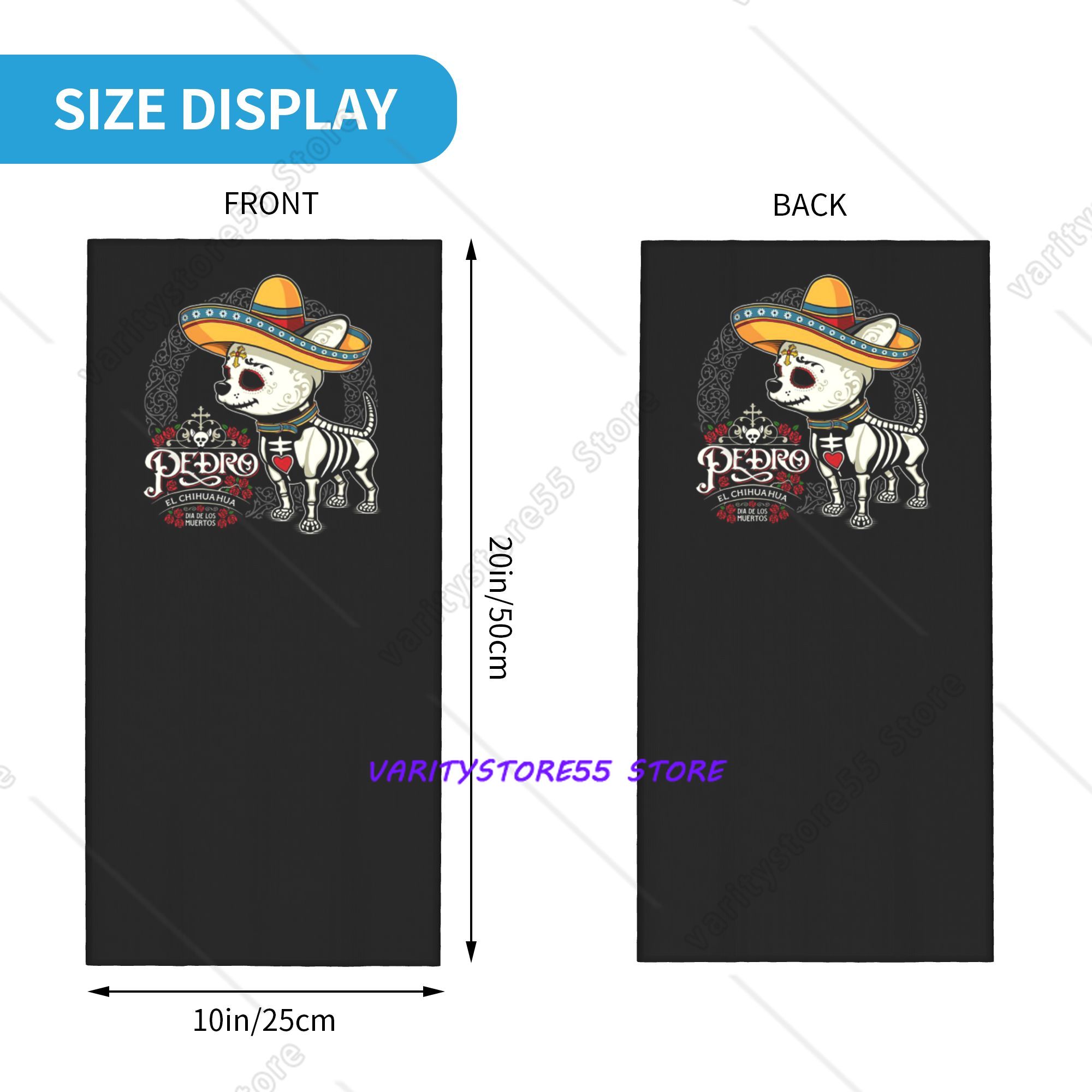ผ้าพันคอพิมพ์ลาย Day of the De - Dog Bandana Scarf บทวิจารณ์และราคา