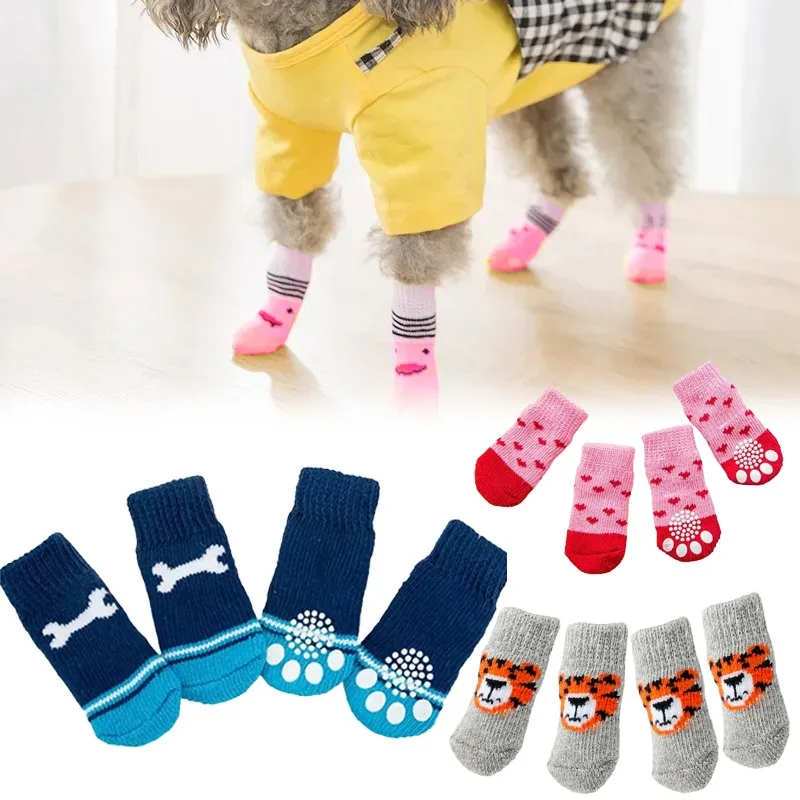 ถุงเท้าสัตว์เลี้ยงสำหรับฤดูหนา - Dog Booties Paw Protector บทวิจารณ์และราคา