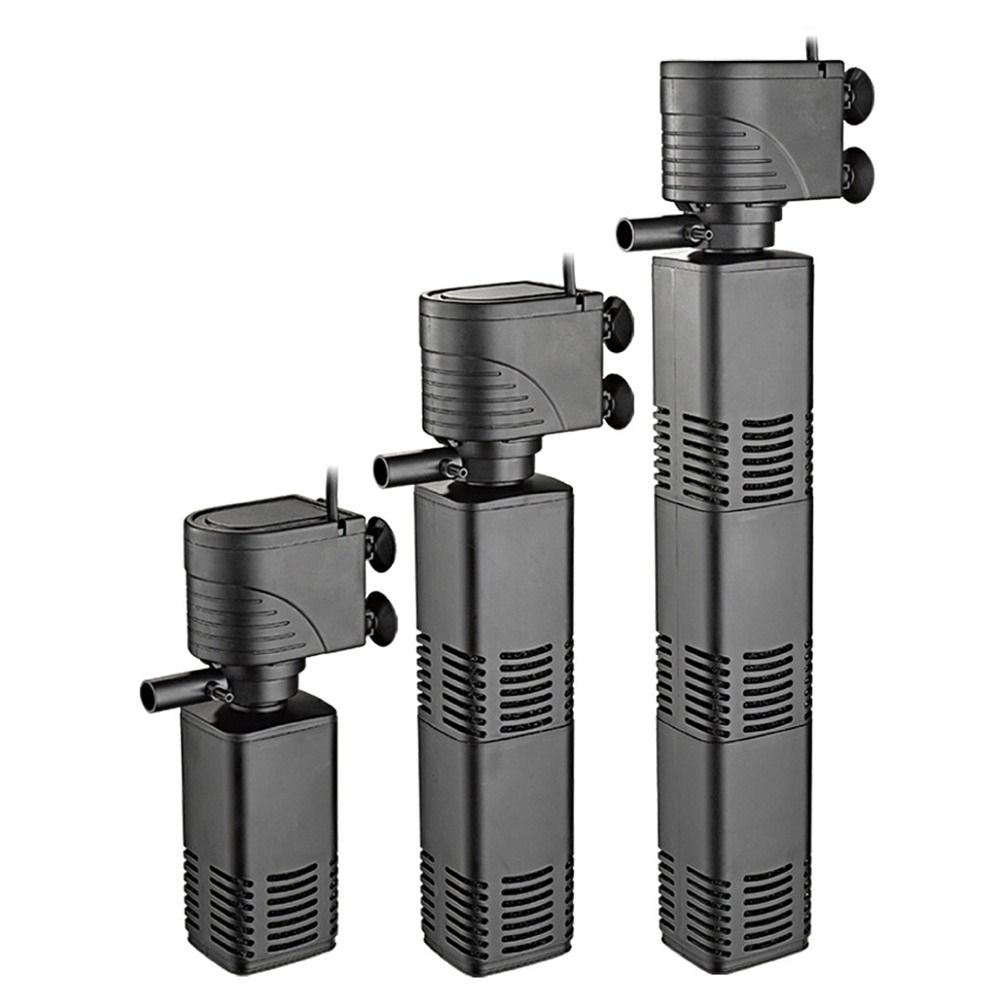ตัวกรองตู้ปลาพลาสติก 3 in 1 กำ - Fish Tank Filter Pump บทวิจารณ์และราคา