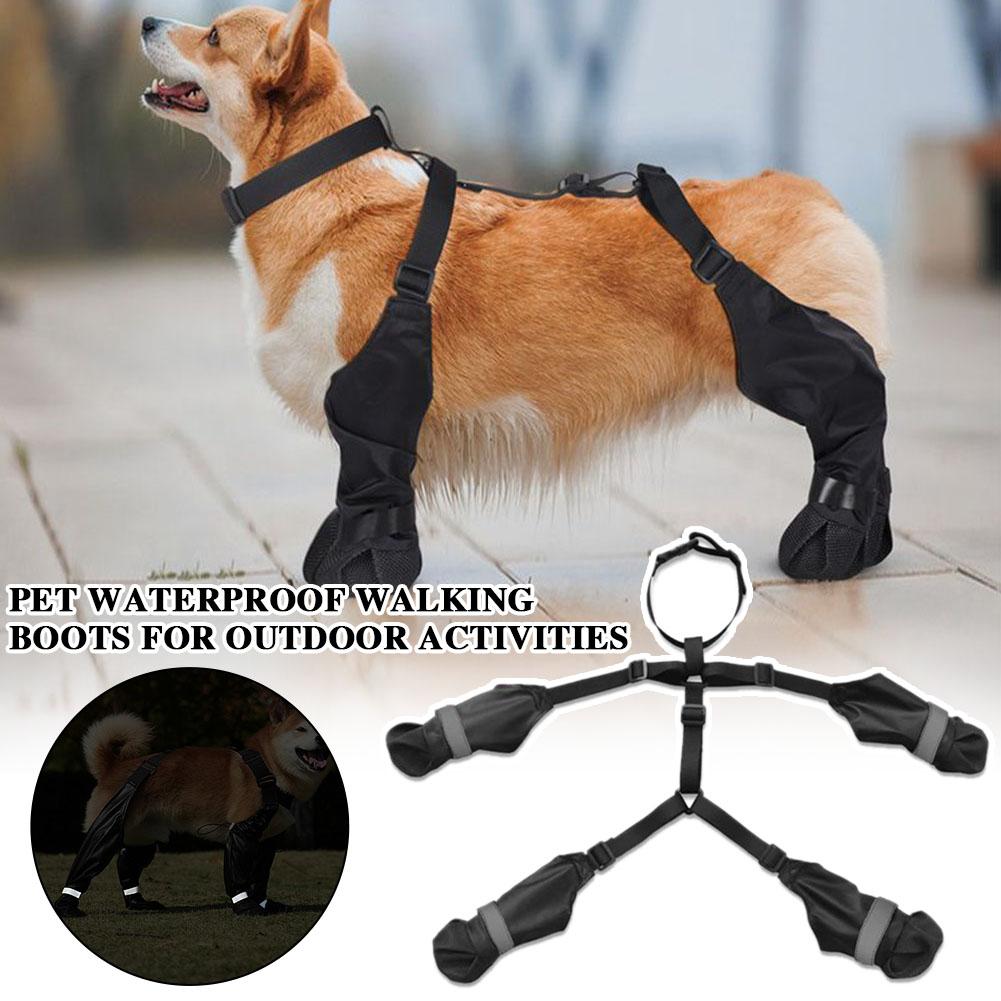รองเท้าบูทกันน้ำสำหรับสุนัข ป้ - Dog Booties Paw Protector บทวิจารณ์และราคา