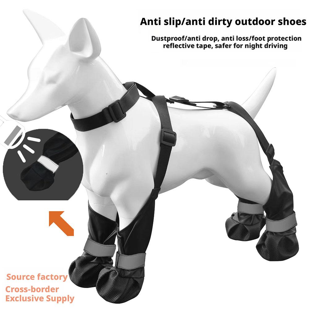 รองเท้าบูทกันน้ำสำหรับสุนัข ป้ - Dog Booties Paw Protector บทวิจารณ์และราคา