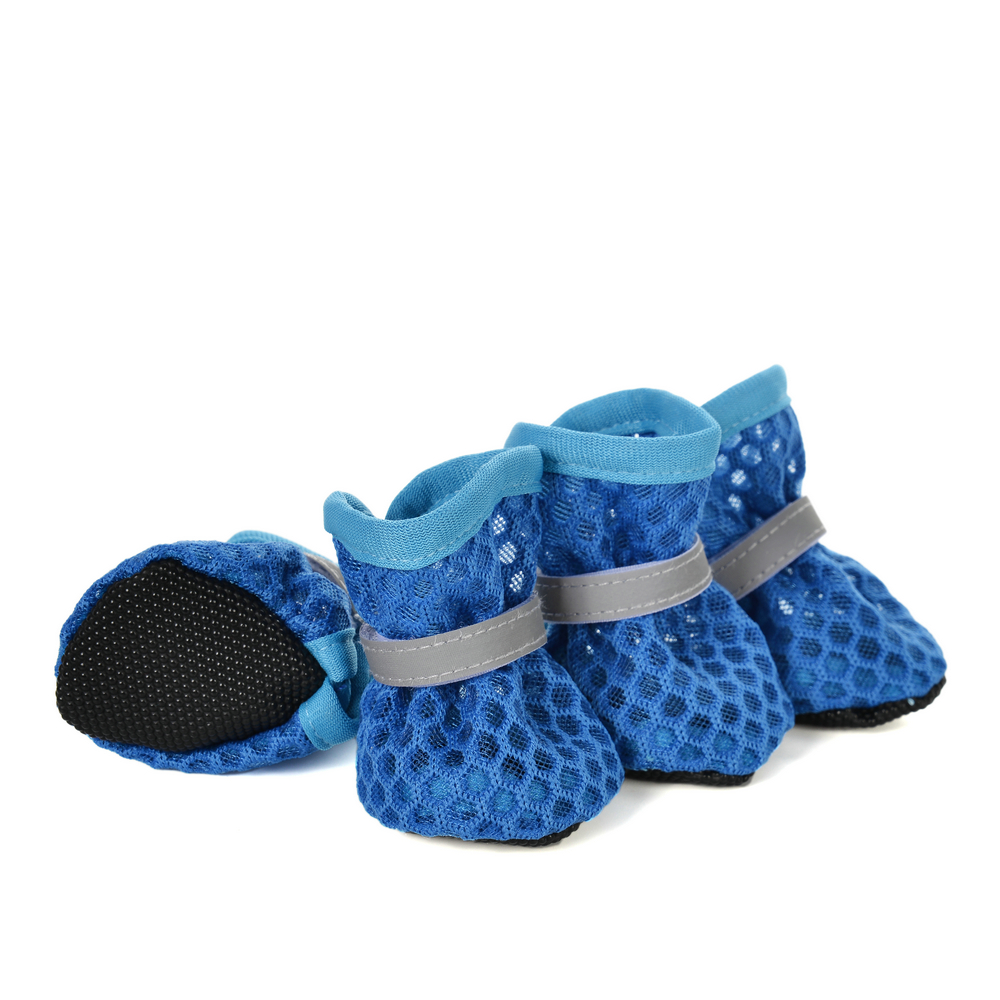 4 ชิ้น/เซ็ตฤดูร้อน Breathable  - Dog Booties Paw Protector บทวิจารณ์และราคา