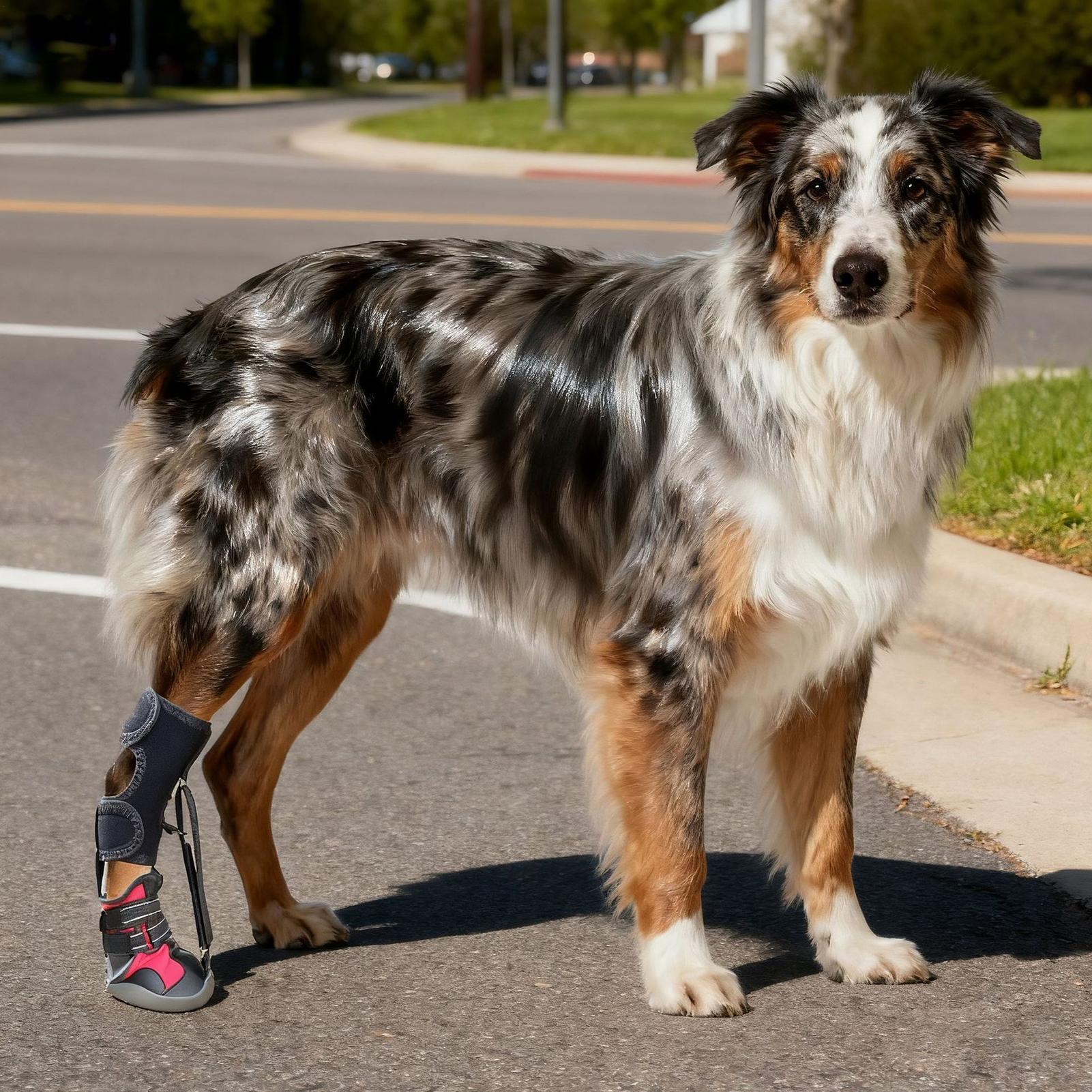 รองเท้าสุนัขกันน้ำ ระบายอากาศไ - Dog Booties Paw Protector บทวิจารณ์และราคา