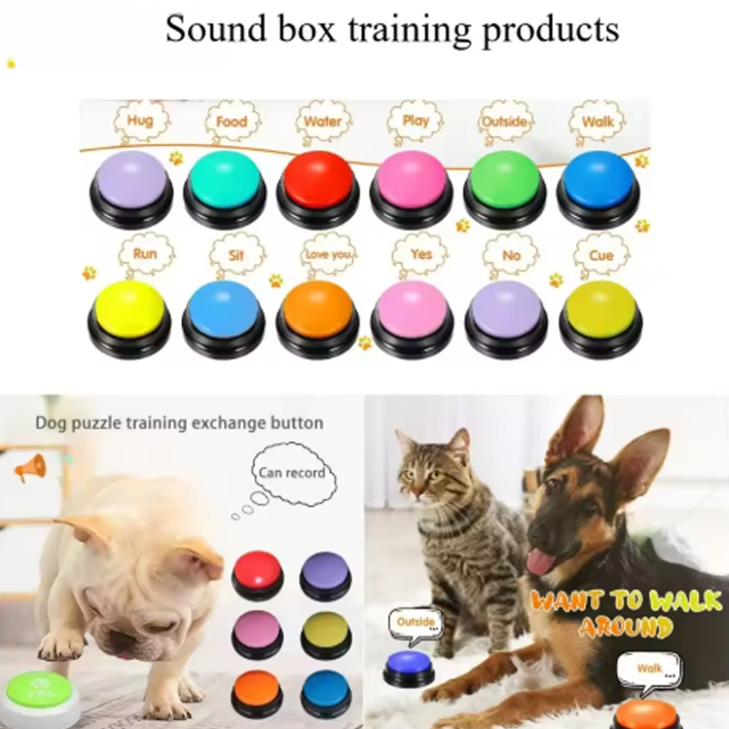 ปุ่มสื่อสารสุนัข ปุ่มบันทึกเสี - Training Clicker Dog บทวิจารณ์และราคา