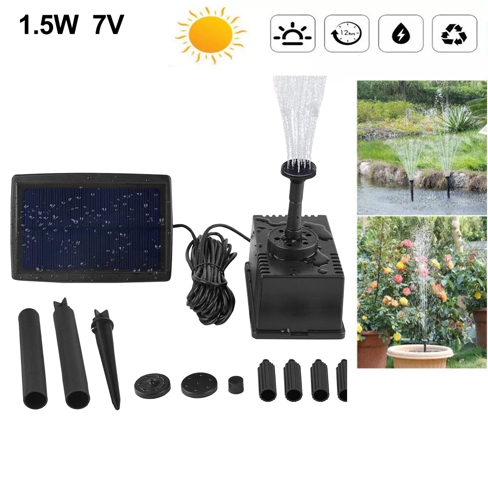 ปั๊มน้ำพลังงานแสงอาทิตย์ 1.5 ว - Fish Tank Filter Pump บทวิจารณ์และราคา
