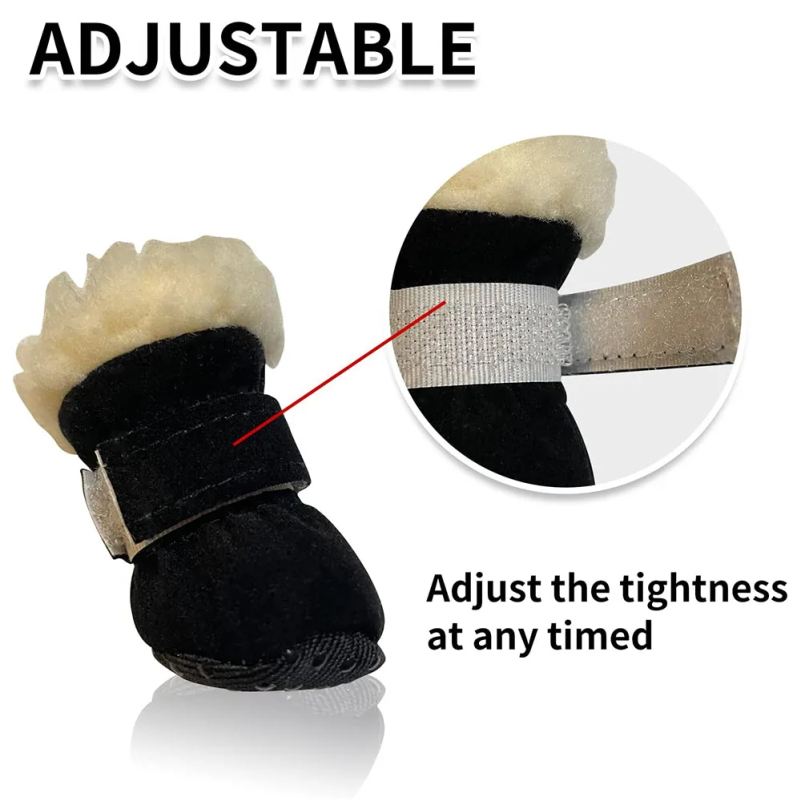รองเท้าบูทกันหิมะสำหรับสุนัขพั - Dog Booties Paw Protector บทวิจารณ์และราคา