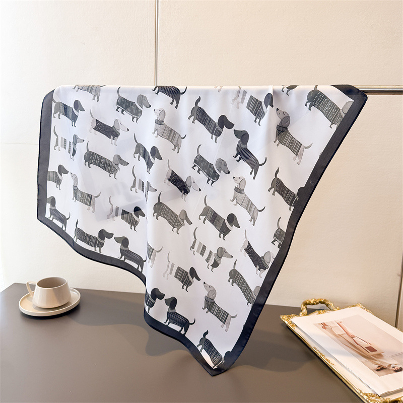 ผ้าพันคอผ้าฝ้ายพิมพ์ลายสุนัขสำ - Dog Bandana Scarf บทวิจารณ์และราคา