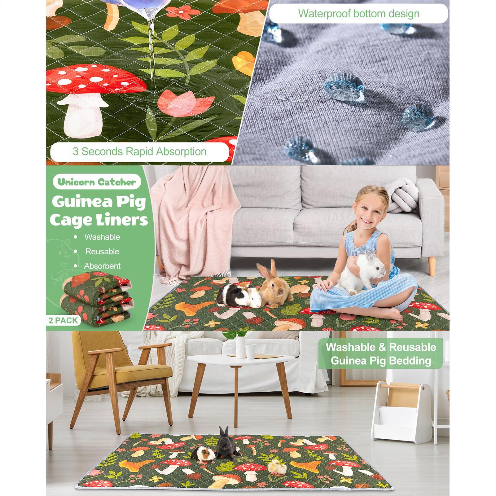 แผ่นรองกรงกระต่ายแบบซักได้ ดูด - Hedgehog Bedding Liner บทวิจารณ์และราคา