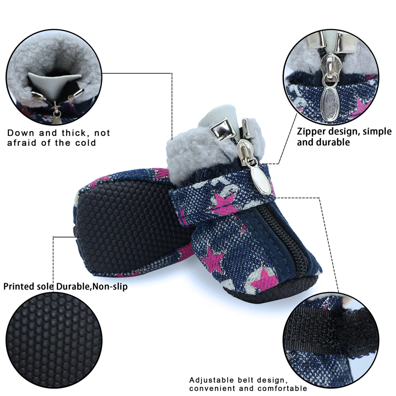 Benepaw สุนัขฤดูหนาวรองเท้าสบา - Dog Booties Paw Protector บทวิจารณ์และราคา